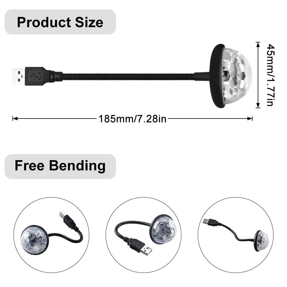 Mini Boule Disco USB – Image 3