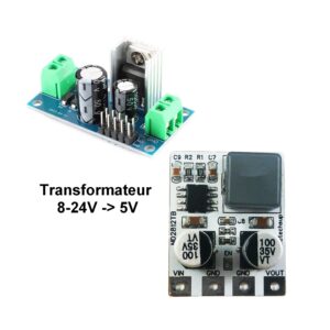 Transformateur 8-24V -> 5V