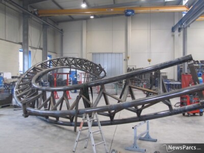 Coaster en construction chez Gerstlaurer