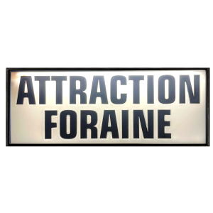 Pare-soleil rétroéclairé à LED « ATTRACTION FORAINE »