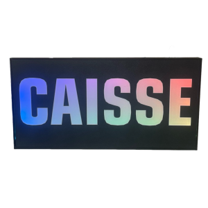 Panneau Caisse RGB